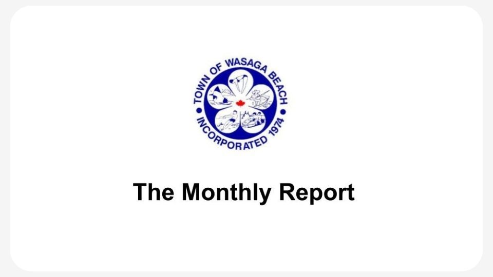 Town of Wasaga Beach Monthly Report August 2021 Update