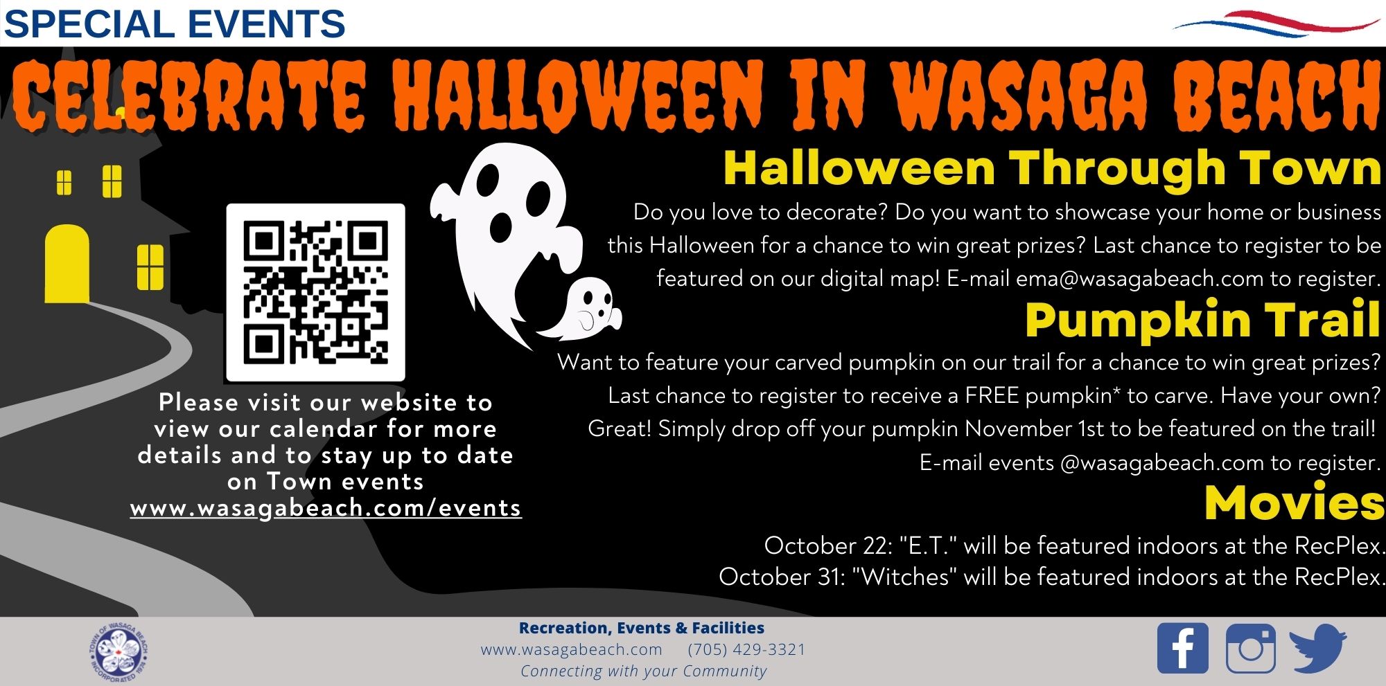 Join Us For Halloween in Wasaga Beach Event
