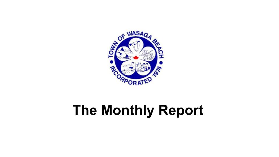 Town of Wasaga Beach Monthly Report September 2021