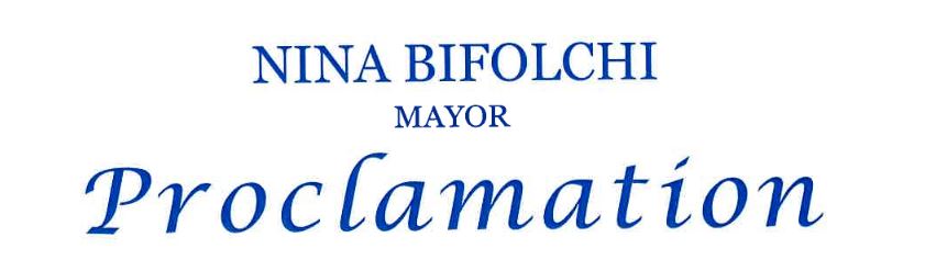 Nina Bifolchi Proclamation