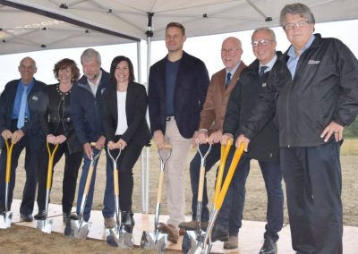 Town of Wasaga Beach Council Breaking Ground At New Twin Pad Arena and Library Site