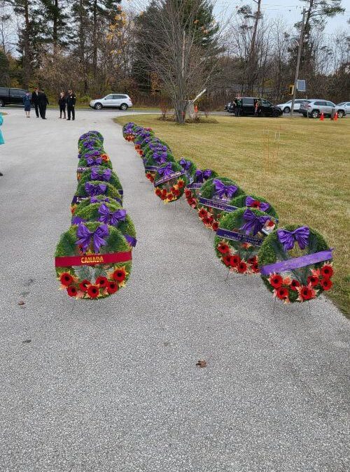 Remembrance Day at the Legion in New Lowell