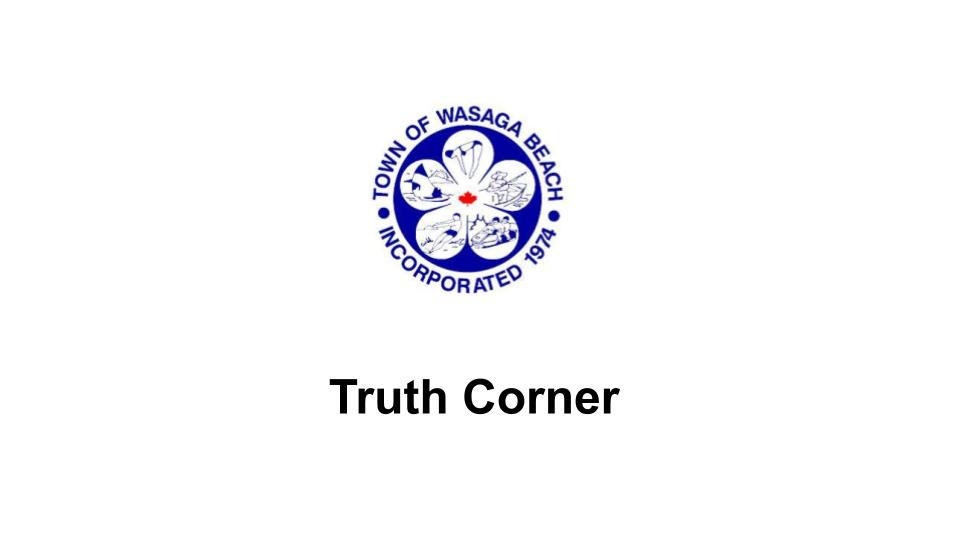 Town of Wasaga Beach Truth Corner