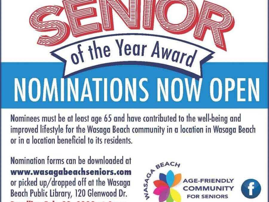 Nominations Open For Senior of The Year 2022