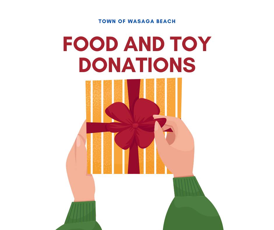 Town of Wasaga Beach Food and Toy Donations