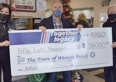 Town of Wasaga Beach Twin Pad Arena Donation