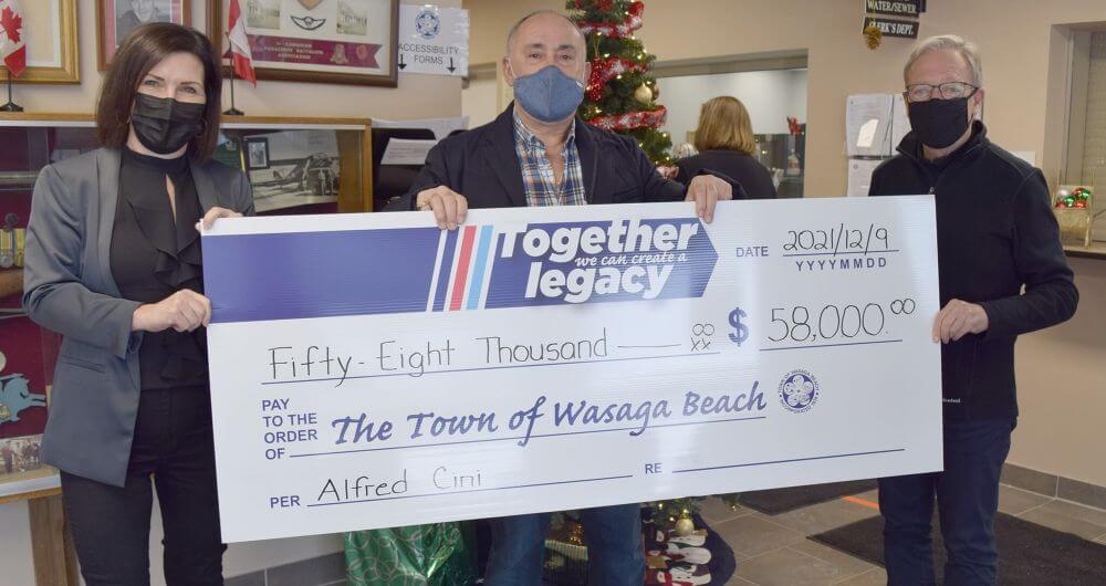 Town of Wasaga Beach Twin Pad Arena Donation