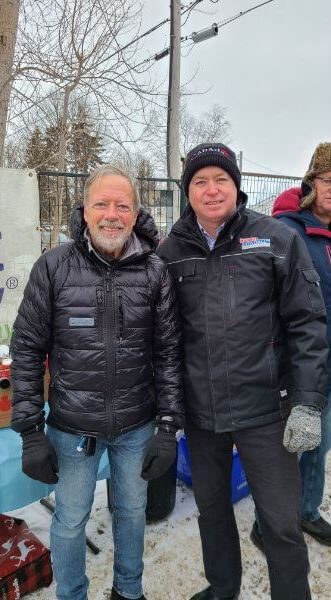 MP Terry Dowdall Presents Plaque To Habitat For Humanity