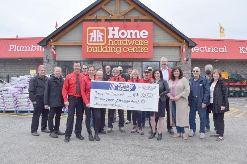 Beach Builders Home Hardware Donates $35,000 To Twin-Pad Arena And Library Project