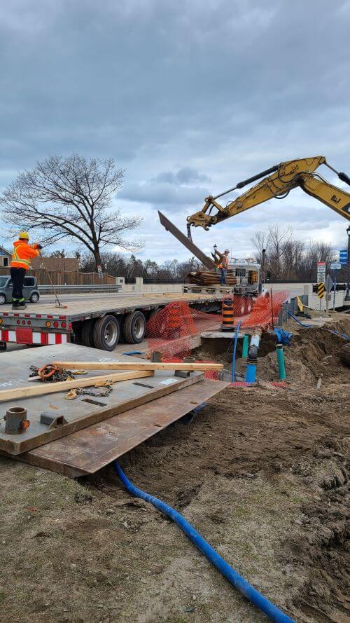 Schoonertown Bridge Repair Work April 2022