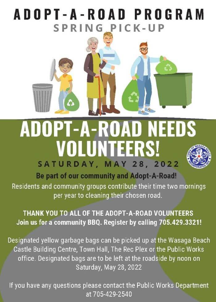 Adopt A Road Program Spring Pick-Up