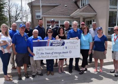 Rotary Club of Wasaga Beach Donates To The Twin-Pad Arena and Library
