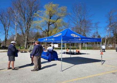 Rotary Club of Wasaga Beach Tree Sale Tent