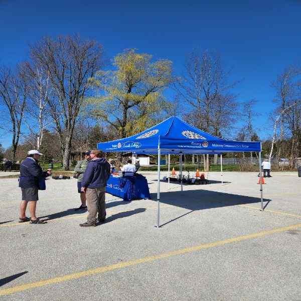 Rotary Club of Wasaga Beach Tree Sale Tent