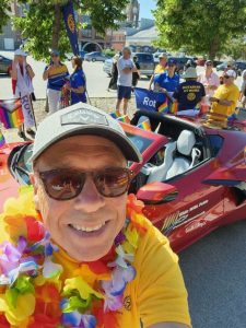 George Watson at The Collingwood Pride Parade July 2022