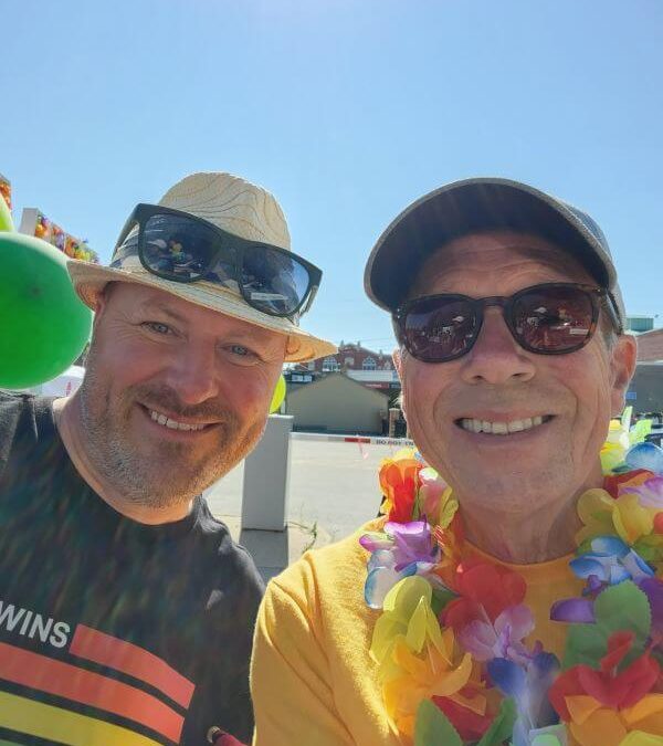 Having Fun At The First Annual Collingwood Pride Parade