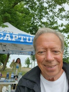 George at Wasaga Beach Clean Up