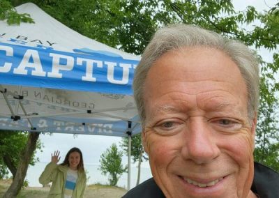 George at Wasaga Beach Clean Up