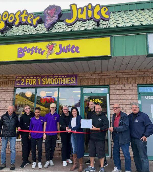 Booster Juice Grand Opening in Wasaga Beach