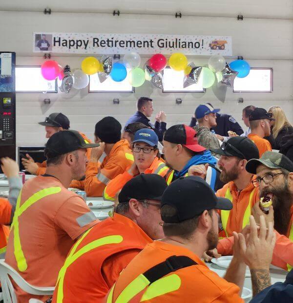 Public Works Retirement Party For Giuliano Duni