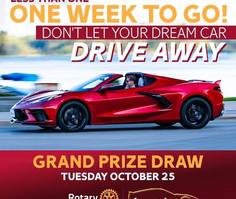 Get Your Ticket For The Corvette Lottery Today!