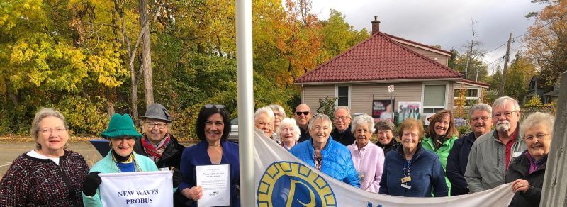 Probus Month Flag Raising Event