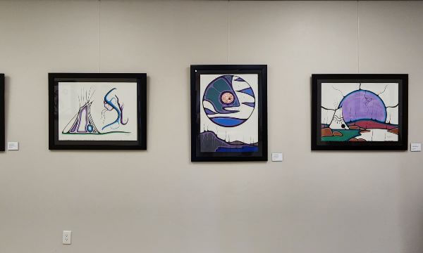 Indigenous Art Display At Wasaga Society For The Arts